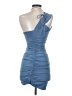 Shein Solid Blue Cocktail Dress Size XS - photo 2
