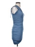 Shein Solid Blue Cocktail Dress Size XS - photo 4