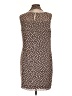 Jacques Vert 100% Polyester Polka Dots Brown Casual Dress Size UK 14 / US 10 - photo 2