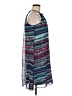Sangria 100% Polyester Stripes Blue Casual Dress Size 6 - photo 4