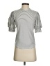 FRAME Silver Short Sleeve Top Size XS - photo 1