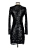 Express 100% Polyester Stars Black Cocktail Dress Size S - photo 2