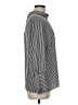 Chico's 100% Polyester Stripes Black 3/4 Sleeve Blouse Size Med Petite (1) - photo 4