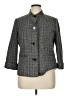 JM Collection Tweed Gray Coat Size 14 - photo 1