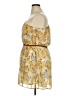 AUW 100% Polyester Paisley Yellow Cocktail Dress Size XL - photo 5