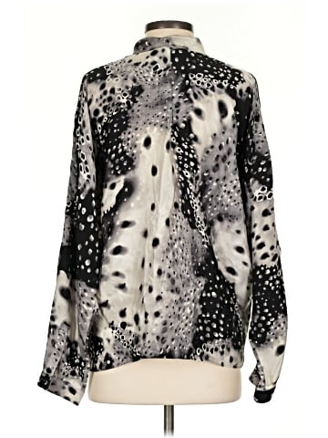 St. John Long Sleeve Silk Top (view 2)