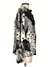 St. John Silver Long Sleeve Silk Top Size 4 - photo 4