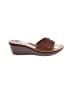B.O.C 100% Leather Brown Wedges Size 9 - photo 1
