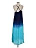 BoHo Me Tie-dye Blue Casual Dress Size M - photo 2