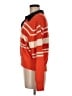 LA MAILLE SEZANE Paris 100% Cotton Stripes Orange Pullover Sweater Size M - photo 5