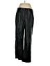 Gap 100% Polyester Black Faux Leather Pants Size 14 - photo 1