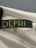 Depri 100% Polyester White Cocktail Dress Size L - photo 7