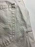 Levi's 100% Cotton White Overall Shorts Size S - photo 4