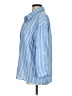 Unbranded 100% Polyester Stripes Blue 3/4 Sleeve Blouse Size M - photo 5