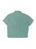 Catimini 100% Baumwolle Teal Short Sleeve Button-Down Shirt Size 4 - photo 2
