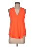 Lush 100% Polyester Orange Sleeveless Blouse Size M - photo 1