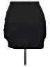 Shein Curve 100% Polyester Solid Black Casual Skirt Size 18 Plus (3) - photo 2