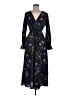 Shein 100% Polyester Paisley Black Casual Dress Size 6 - photo 1