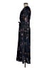 Shein 100% Polyester Paisley Black Casual Dress Size 6 - photo 5
