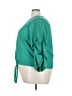 Midnight Sky 100% Polyester Green 3/4 Sleeve Blouse Size 3X - photo 5
