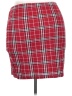 Shein Curve Plaid Red Casual Skirt Size 18 Plus (3) - photo 2