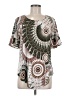 Sami & JO Paisley Silver Short Sleeve T-Shirt Size M - photo 1