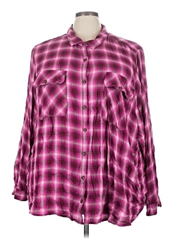 Terra & Sky Long Sleeve Button-Down Shirt (view 1)