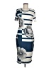 Unbranded Graphic Blue Casual Dress Size M - photo 1