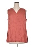 Chico's 100% Modal Orange Sleeveless Blouse Size XL (3) - photo 1
