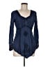 The Pyramid Collection Blue Long Sleeve Blouse Size M - photo 1