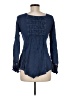 The Pyramid Collection Blue Long Sleeve Blouse Size M - photo 2