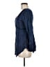 The Pyramid Collection Blue Long Sleeve Blouse Size M - photo 5