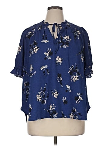 MELLODAY Short Sleeve Blouse (view 1)