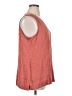 Chico's 100% Modal Orange Sleeveless Blouse Size XL (3) - photo 4