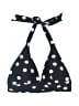 RBX Polka Dots Black Swimsuit Top Size M - photo 1