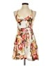 Red Camel Floral White Cocktail Dress Size S - photo 1