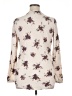 Torrid Floral Ivory Long Sleeve Blouse Size 1X Plus (1) - photo 2