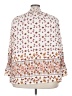 Style&Co 100% Polyester White 3/4 Sleeve Blouse Size 3X - photo 2