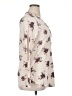 Torrid Floral Ivory Long Sleeve Blouse Size 1X Plus (1) - photo 4