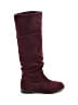 Steve Madden 100% Leather Burgundy Boots Size 6 - photo 1