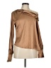 Blu Pepper Brown Long Sleeve Blouse Size M - photo 1