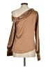 Blu Pepper Brown Long Sleeve Blouse Size M - photo 2