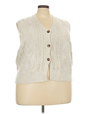 Shein Curve Sweater Vest (view 1)