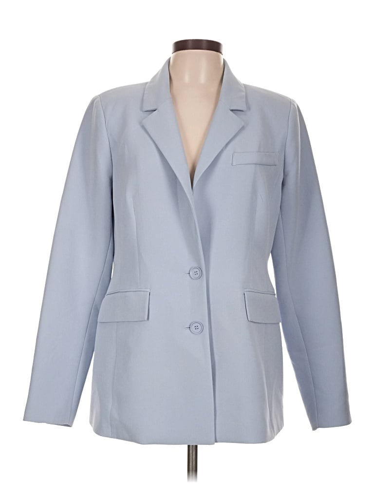 Pre-owned Open Edit Blazer Jacket In Blue