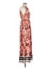 H&M 100% Polyester Animal Print Pink Casual Dress Size 2 - photo 4