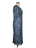 Theia 100% Polyester Blue Cocktail Dress Size 10 - photo 4