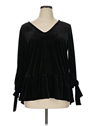 Halogen Long Sleeve Blouse (view 1)