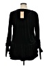 Halogen Black Long Sleeve Blouse Size XL - photo 2