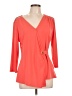 MICHAEL Michael Kors Orange 3/4 Sleeve Top Size L - photo 1