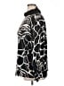 Susan Graver Animal Print Black Long Sleeve Blouse Size 1X - photo 5